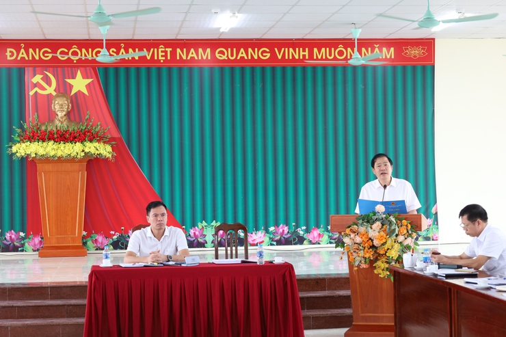 Xã Suối Hai tăng cường công tác quản lý đất đai, trật tự xây dựng- Ảnh 1.