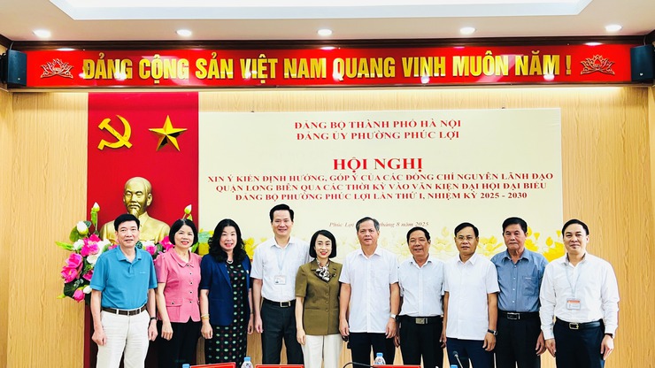 Đảng ủy phường Phúc Lợi tổ chức hội nghị góp ý dự thảo văn kiện Đại hội Đảng bộ phường lần thứ I, nhiệm kỳ 2025 - 2030- Ảnh 4.