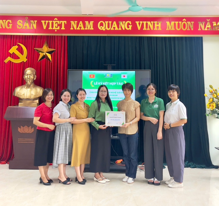 Chương trình Lễ ký kết hợp tác chuyển giao công nghệ Giáo dục STEAM Program giữa Trường Mầm non Khai Thái, xã Đại Xuyên – Kiddihub – Gakken Holdings- Ảnh 5.