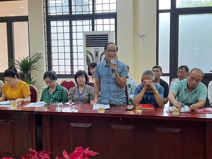 Hội nghị đóng góp các ý kiến vào dự thảo văn kiện trình Đại hội Đảng các cấp và Đại hội đại biểu Đảng bộ phường Tây Mỗ lần thứ I, nhiệm kỳ 2025-2030- Ảnh 2.
