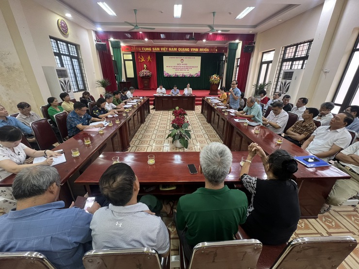 Hội nghị đóng góp các ý kiến vào dự thảo văn kiện trình Đại hội Đảng các cấp và Đại hội đại biểu Đảng bộ phường Tây Mỗ lần thứ I, nhiệm kỳ 2025-2030- Ảnh 1.