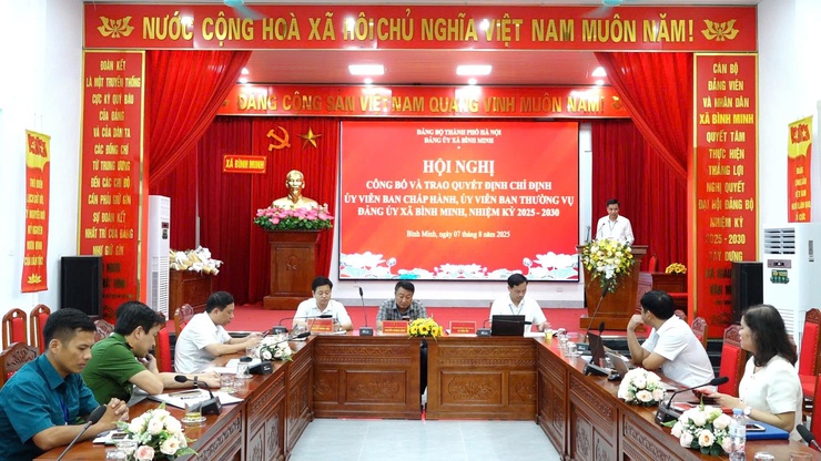 Ban Thường vụ Đảng ủy xã Bình Minh tổ chức hội nghị triển khai các nhiệm vụ trọng tâm trong thời gian tới.- Ảnh 4.
