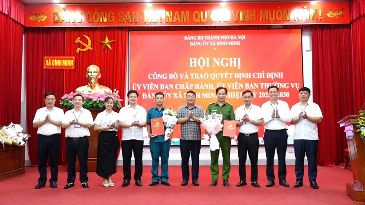 Ban Thường vụ Đảng ủy xã Bình Minh tổ chức hội nghị triển khai các nhiệm vụ trọng tâm trong thời gian tới.- Ảnh 5.
