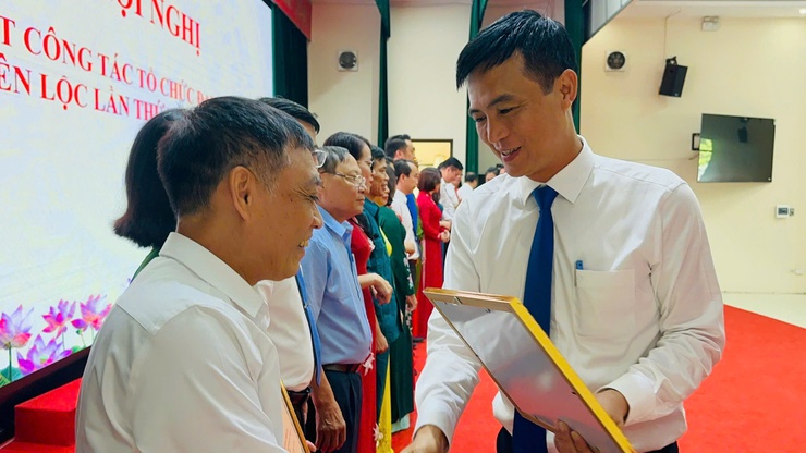 Đảng bộ xã Thiên Lộc tổ chức Hội nghị tổng kết công tác tổ chức Đại hội Đảng bộ xã lần thứ I, nhiệm kỳ 2025 - 2030- Ảnh 23.