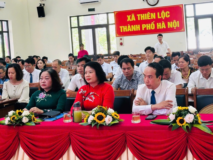 Đảng bộ xã Thiên Lộc tổ chức Hội nghị tổng kết công tác tổ chức Đại hội Đảng bộ xã lần thứ I, nhiệm kỳ 2025 - 2030- Ảnh 3.