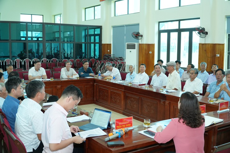 Xã Chuyên Mỹ: Lấy ý kiến đóng góp Dự thảo báo cáo chính trị Đại hội Đảng bộ xã lần thứ I, nhiệm kỳ 2025-2030- Ảnh 7.