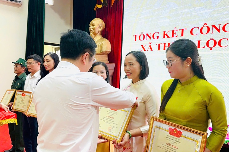 Đảng bộ xã Thiên Lộc tổ chức Hội nghị tổng kết công tác tổ chức Đại hội Đảng bộ xã lần thứ I, nhiệm kỳ 2025 - 2030- Ảnh 12.