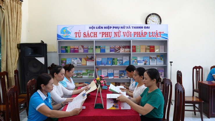 HỘI LHPN XÃ THANH OAI TỔ CHỨC HOẠT ĐỘNG THIẾT THỰC CHÀO MỪNG ĐẠI HỘI ĐẢNG BỘ XÃ LẦN THỨ I, NHIỆM KỲ 2025 – 2030- Ảnh 5.