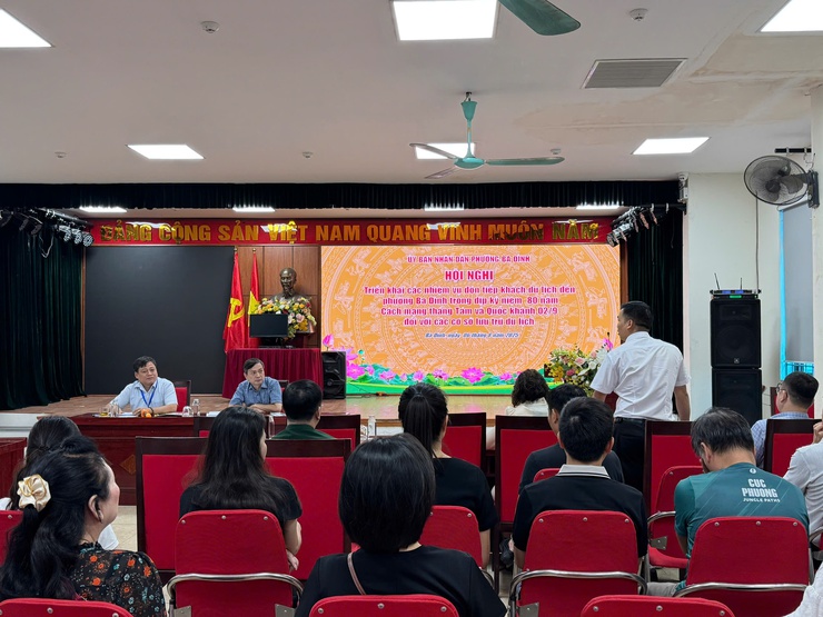 PHƯỜNG BA ĐÌNH TĂNG CƯỜNG PHỐI HỢP CÁC CƠ SỞ LƯU TRÚ DU LỊCH PHỤC VỤ ĐẠI LỄ KỶ NIỆM 80 NĂM CÁCH MẠNG THÁNG TÁM VÀ QUỐC KHÁNH 2/9- Ảnh 3.