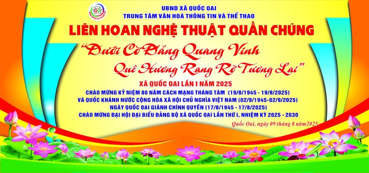 Chương trình Liên hoan nghệ thuật quần chúng xã Quốc Oai lần thứ I – năm 2025- Ảnh 1.