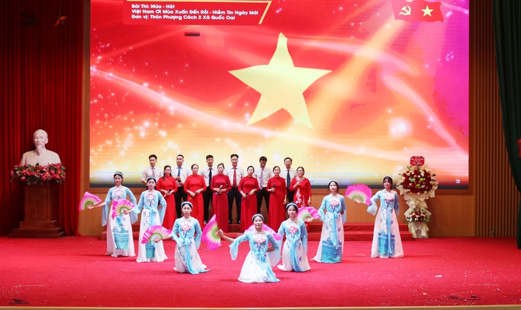 "Dưới Cờ Đảng Quang Vinh – Quê Hương Rạng Rỡ Tương Lai": Dấu Ấn Văn Hóa Mới Từ Quốc Oai- Ảnh 16.
