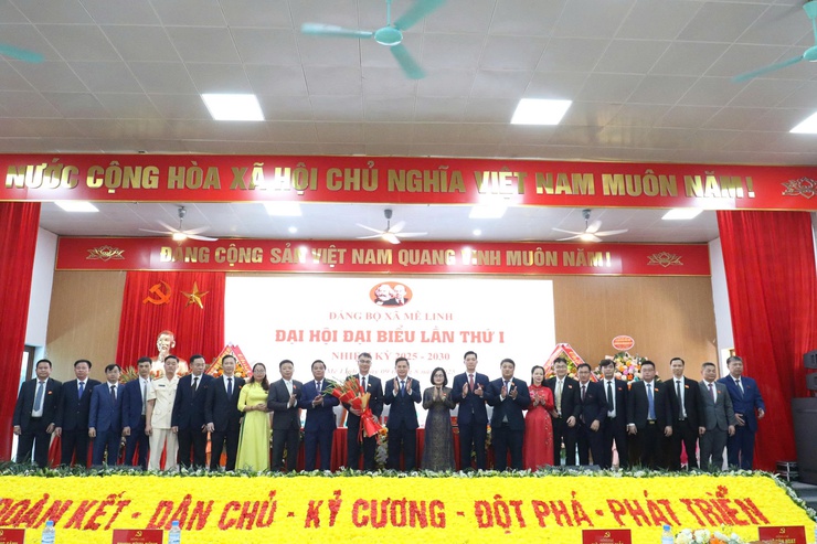 Đại hội đại biểu Đảng bộ xã Mê Linh lần thứ I, nhiệm kỳ 2025-2030 thành công tốt đẹp- Ảnh 7.