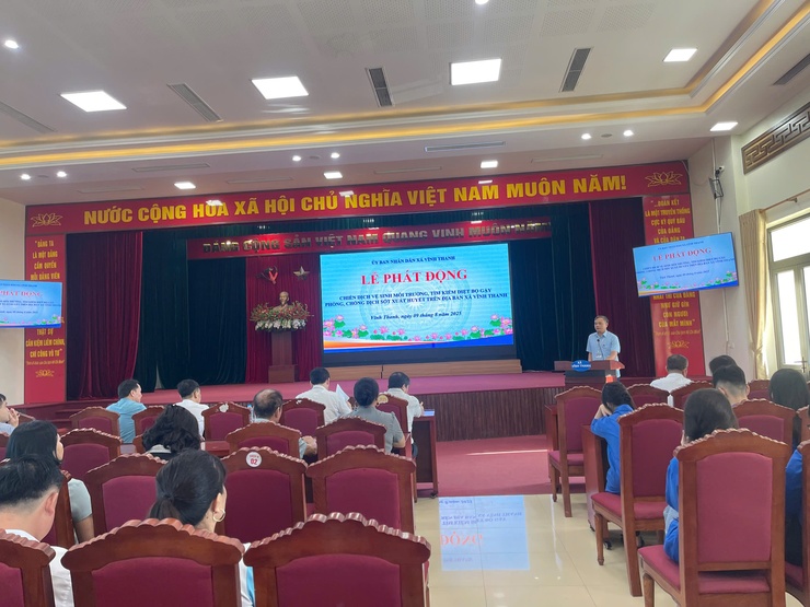 XÃ VĨNH THANH PHÁT ĐỘNG CHIẾN DỊCH VỆ SINH MÔI TRƯỜNG, TÌM KIẾM DIỆT BỌ GẬY PHÒNG CHỐNG SỐT XUẤT HUYẾT- Ảnh 1.