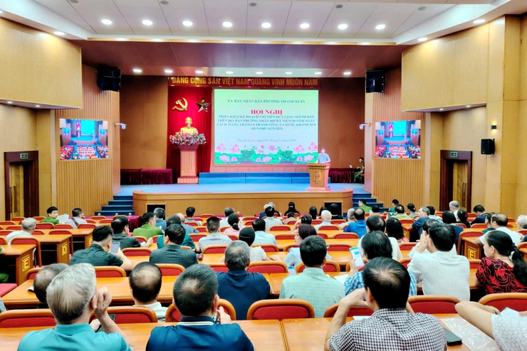 Phường Thanh Xuân triển khai Kế hoạch tặng quà Nhân dân nhân dịp kỷ niệm 80 năm Cách mạng tháng Tám và Quốc khánh 2/9- Ảnh 1.