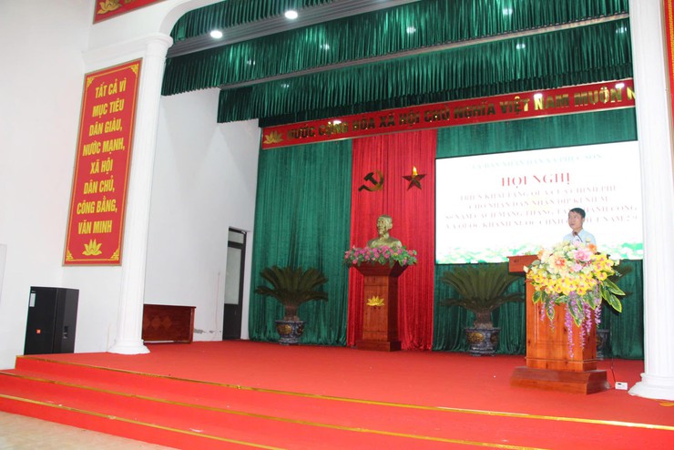 XÃ PHÚC SƠN TỔ CHỨC HỘI NGHỊ TRIỂN KHAI TẶNG QUÀ NHÂN DÂN DỊP QUỐC KHÁNH 2/9- Ảnh 2.