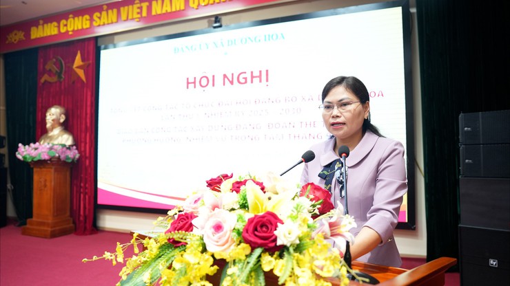 Tổng kết công tác tổ chức Đại hội Đảng bộ xã Dương Hoà lần thứ I, nhiệm kỳ 2025-2030; Giao ban công tác xây dựng Đảng đoàn thể tháng 8, phương hướng nhiệm vụ trọng tâm tháng 9/2025- Ảnh 3.