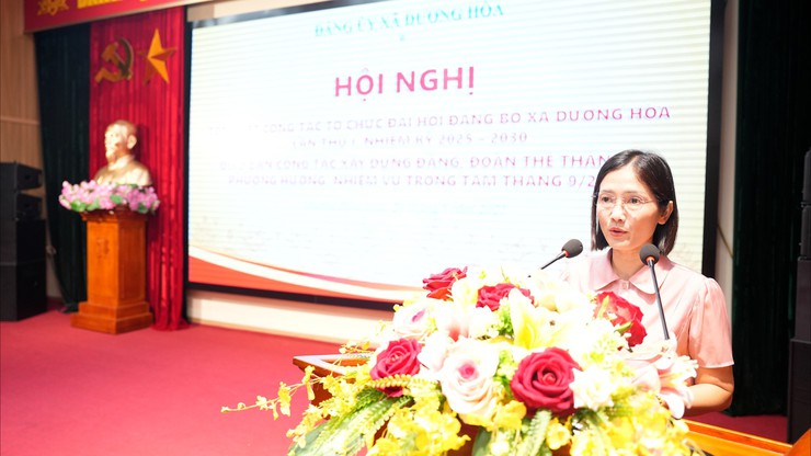 Tổng kết công tác tổ chức Đại hội Đảng bộ xã Dương Hoà lần thứ I, nhiệm kỳ 2025-2030; Giao ban công tác xây dựng Đảng đoàn thể tháng 8, phương hướng nhiệm vụ trọng tâm tháng 9/2025- Ảnh 6.
