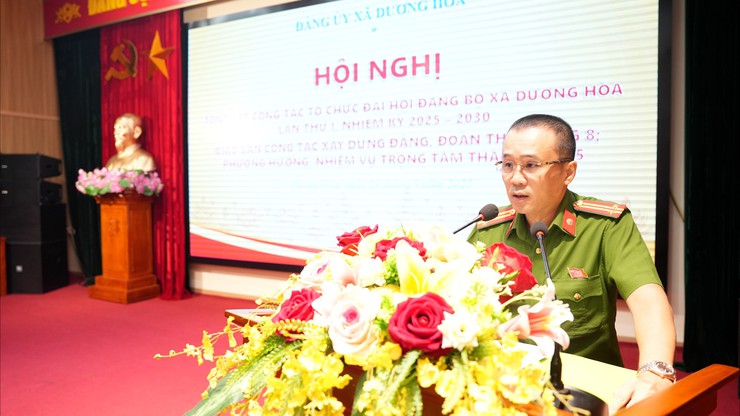 Tổng kết công tác tổ chức Đại hội Đảng bộ xã Dương Hoà lần thứ I, nhiệm kỳ 2025-2030; Giao ban công tác xây dựng Đảng đoàn thể tháng 8, phương hướng nhiệm vụ trọng tâm tháng 9/2025- Ảnh 7.