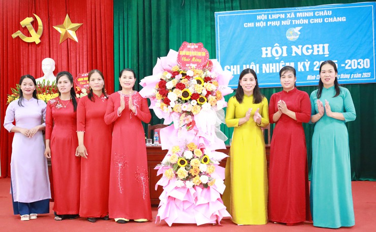 Hội nghị Chi hội Phụ nữ thôn Chu Chàng và Chu Châu: Đoàn kết, sáng tạo, xây dựng tổ chức Hội vững mạnh- Ảnh 3.