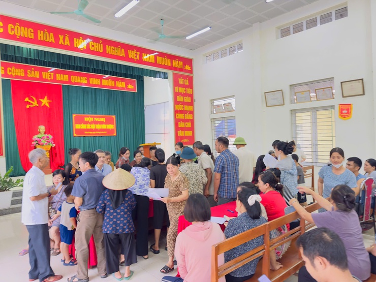 Hồng Sơn cơ bản hoàn thành công tác chi trả quà Quốc khánh 2/9 đến tay Nhân dân- Ảnh 3.
