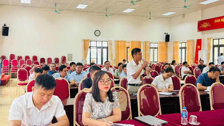 ĐẢNG ỦY XÃ TAM HƯNG TỔ CHỨC HỘI NGHỊ GIAO BAN BÍ THƯ CÁC CHI, ĐẢNG BỘ TRỰC THUỘC- Ảnh 3.
