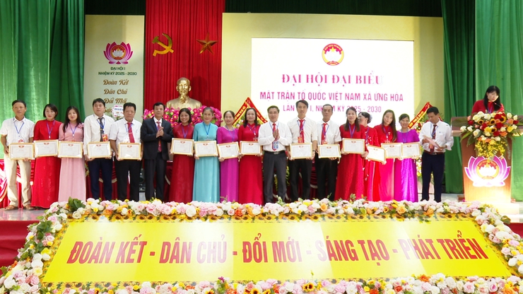 ĐẠI HỘI MẶT TRẬN TỔ QUỐC VIỆT NAM XÃ ỨNG HÒA LẦN THỨ NHẤT, NHIỆM KỲ 2025 – 2030 THÀNH CÔNG TỐT ĐẸP.- Ảnh 9.