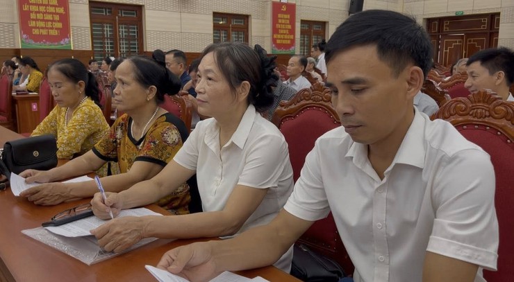 UBMTTQVN xã Phúc Thọ lấy ý kiến góp ý dự thảo văn kiện trình Đại hội Đại biểu MTTQ xã lần thứ I- Ảnh 6.