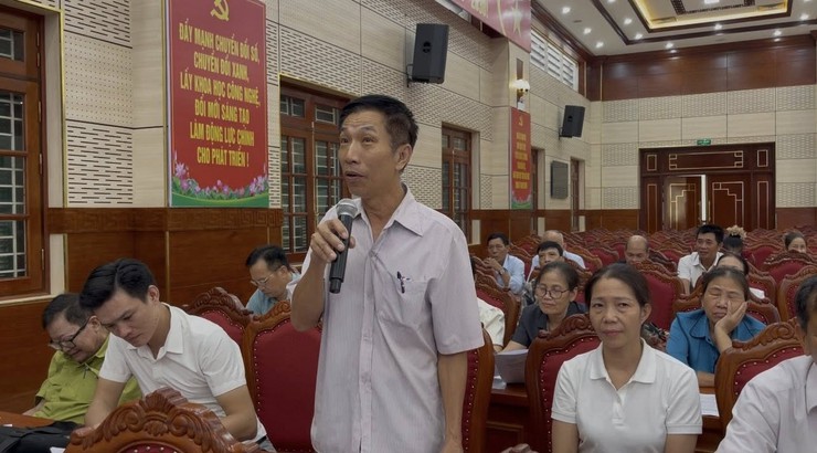 UBMTTQVN xã Phúc Thọ lấy ý kiến góp ý dự thảo văn kiện trình Đại hội Đại biểu MTTQ xã lần thứ I- Ảnh 4.