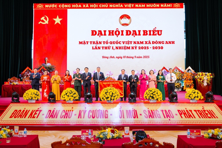 ĐẠI HỘI ĐẠI BIỂU MẶT TRẬN TỔ QUỐC VIỆT NAM XÃ ĐÔNG ANH LẦN THỨ I, NHIỆM KỲ 2025 - 2030- Ảnh 4.