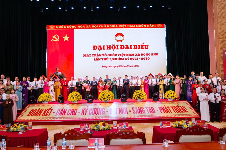 ĐẠI HỘI ĐẠI BIỂU MẶT TRẬN TỔ QUỐC VIỆT NAM XÃ ĐÔNG ANH LẦN THỨ I, NHIỆM KỲ 2025 - 2030- Ảnh 5.