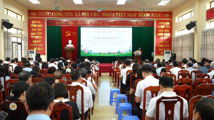 Bồi dưỡng công tác kiểm tra, giám sát và thi hành kỷ luật Đảng- Ảnh 1.