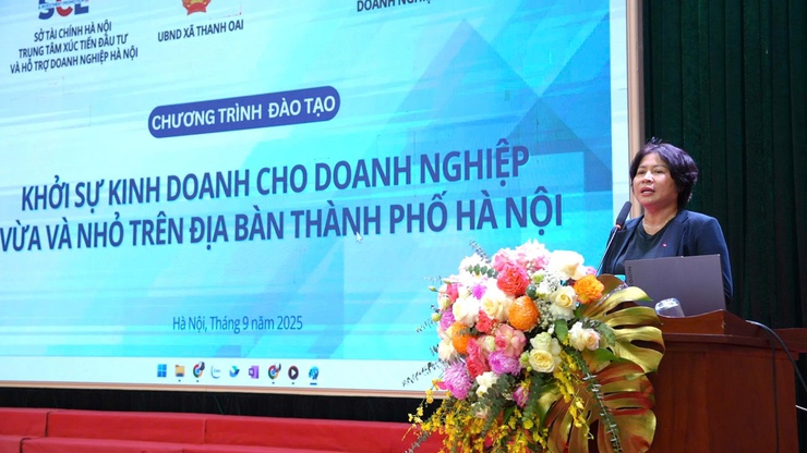Đào tạo khởi sự kinh doanh cho doanh nghiệp nhỏ và vừa trên địa bàn xã Thanh Oai- Ảnh 5.