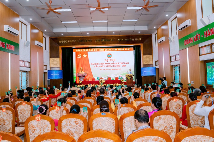 Phiên Nội bộ Đại hội đại biểu Hội Nông dân xã Thư Lâm lần thứ I, nhiệm kỳ 2025-2030.- Ảnh 4.