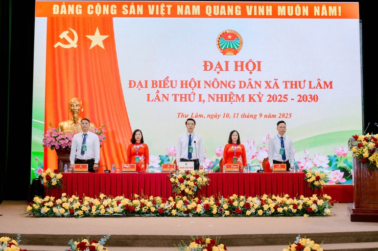Phiên Nội bộ Đại hội đại biểu Hội Nông dân xã Thư Lâm lần thứ I, nhiệm kỳ 2025-2030.- Ảnh 7.
