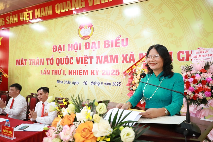 Uỷ ban MTTQ Việt Nam xã Minh Châu: Khẳng định vai trò trong xây dựng quê hương xanh - văn minh - hạnh phúc- Ảnh 5.