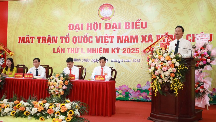 Uỷ ban MTTQ Việt Nam xã Minh Châu: Khẳng định vai trò trong xây dựng quê hương xanh - văn minh - hạnh phúc- Ảnh 6.