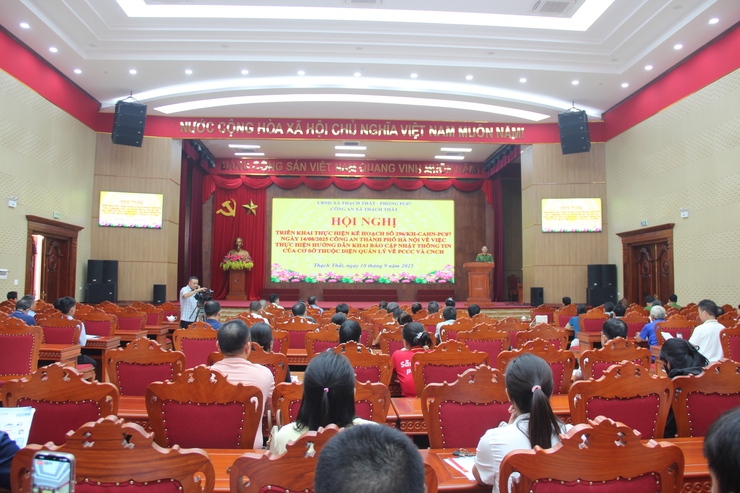 Xã Thạch Thất tổ chức tuyên truyền về PCCC & CNCH, triển khai việc thực hiện hướng dẫn khai báo, cập nhật thông tin của cơ sở thuộc diện quản lý về PCCC & CNCH- Ảnh 5.