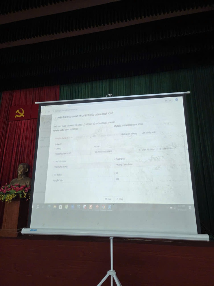 Tập huấn, hướng dẫn khai báo, cập nhật thông tin của cơ sở thuộc diện quản lý Nhà nước về PCCC và CNCH- Ảnh 4.