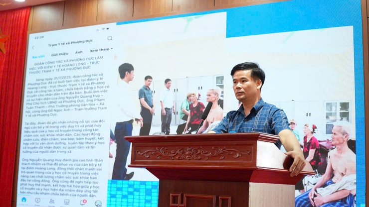Hội nghị giao ban triển khai Kế hoạch chăm sóc sức khoẻ nhân dân trên địa bàn xã - Ảnh 2.