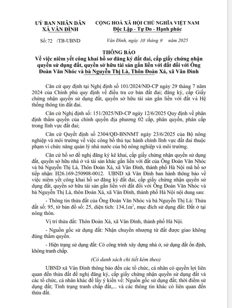 Thông báo- Ảnh 1.