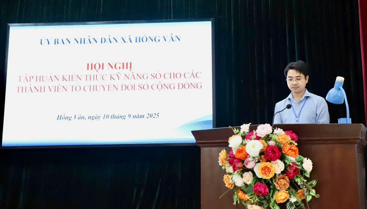 Tập huấn kiến thức công nghệ số, kỹ năng số cho thành viên Tổ chuyển đổi số cộng đồng- Ảnh 5.