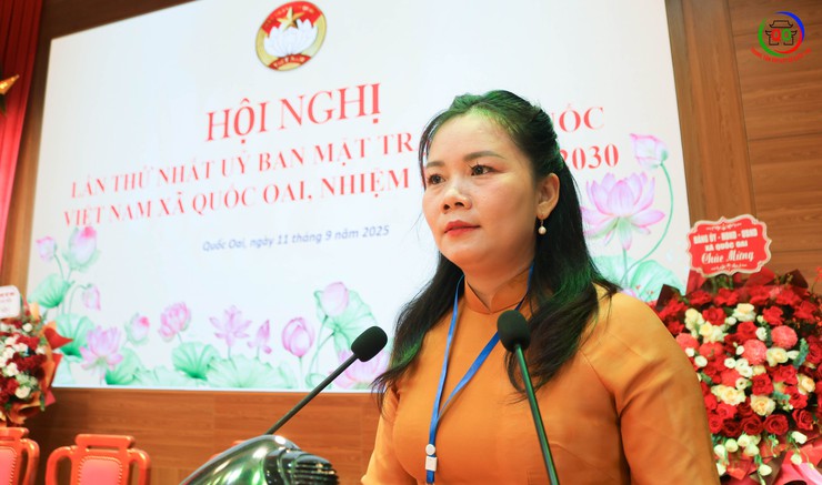 Đại hội MTTQ Việt Nam xã Quốc Oai nhiệm kỳ 2025-2030: Phát huy sức mạnh đại đoàn kết toàn dân, đổi mới sáng tạo, xây dựng quê hương phát triển bền vững- Ảnh 12.
