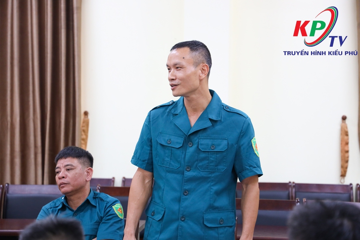 Đảng ủy Ban chỉ huy phòng thủ khu vực 2- Phúc Thọ làm việc với Cấp ủy, chính quyền xã Kiều Phú về công tác quân sự, quốc phòng- Ảnh 8.