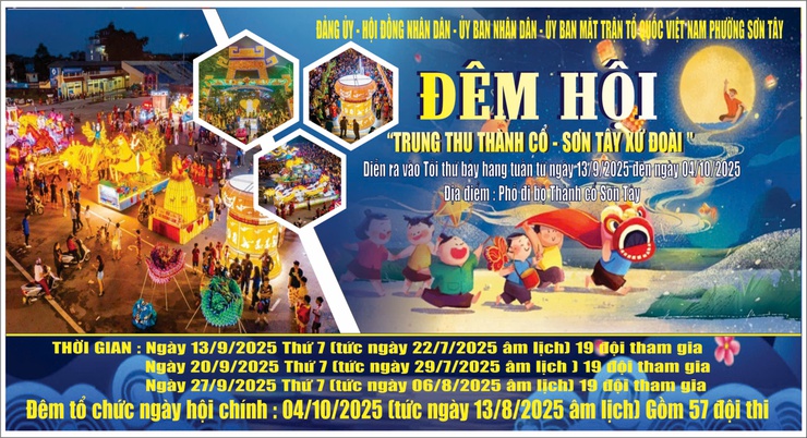 Những thông tin cần biết khi tham gia chương trình Trung thu Thành cổ 2025- Ảnh 1.