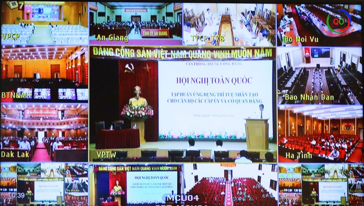 Tập huấn ứng dụng trí tuệ nhân tạo cho cán bộ cấp ủy, cơ quan Đảng trên toàn quốc- Ảnh 1.