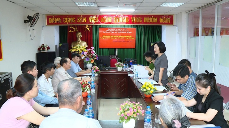 Ban Kinh tế- Ngân sách HĐND phường Hà Đông giám sát việc thực hiện các quy định của pháp luật về công tác PCCC tại một số tòa chung cư trên địa bàn- Ảnh 1.