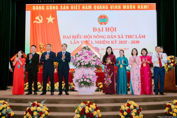 Đại hội đại biểu Hội Nông dân xã Thư Lâm lần thứ I, nhiệm kỳ 2025-2030.- Ảnh 9.