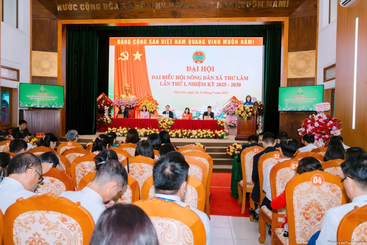 Đại hội đại biểu Hội Nông dân xã Thư Lâm lần thứ I, nhiệm kỳ 2025-2030.- Ảnh 20.
