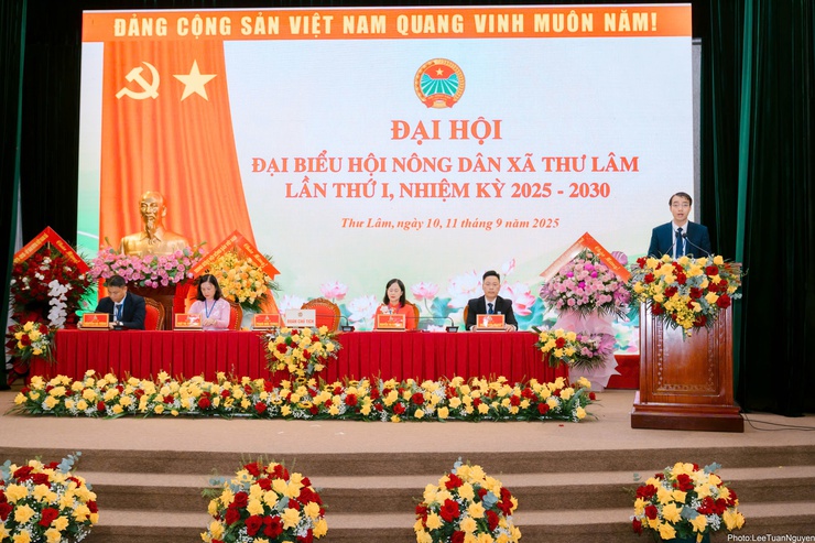 Đại hội đại biểu Hội Nông dân xã Thư Lâm lần thứ I, nhiệm kỳ 2025-2030.- Ảnh 22.