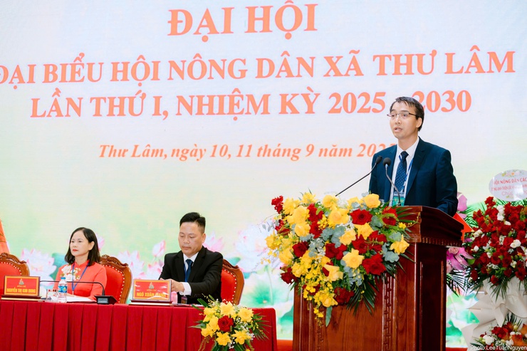 Đại hội đại biểu Hội Nông dân xã Thư Lâm lần thứ I, nhiệm kỳ 2025-2030.- Ảnh 6.